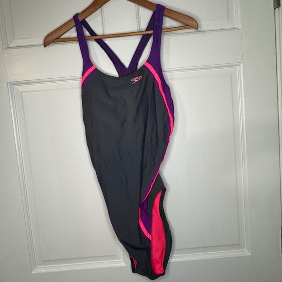 Speedo PowerFlex Eco 1-Piece Women's Swimsuit - size 14 - Picture 1 of 4